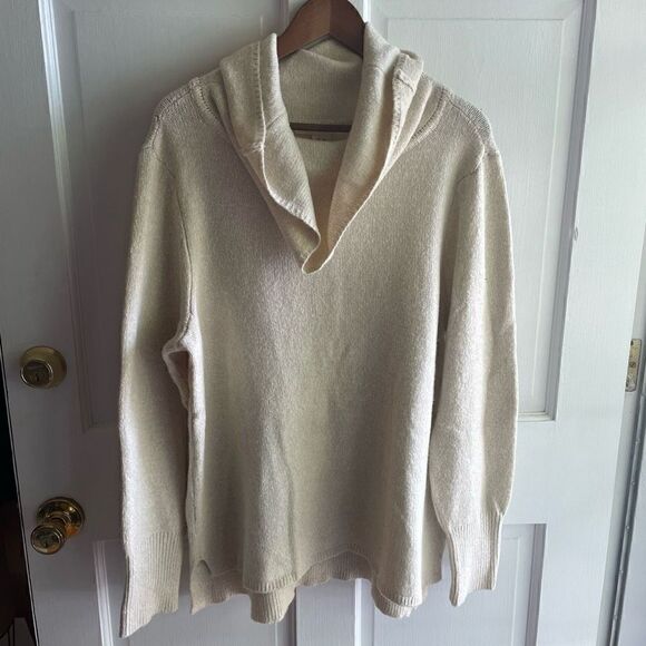 DKNY | cozy cream cowl neck sweater XL - Picture 1 of 10